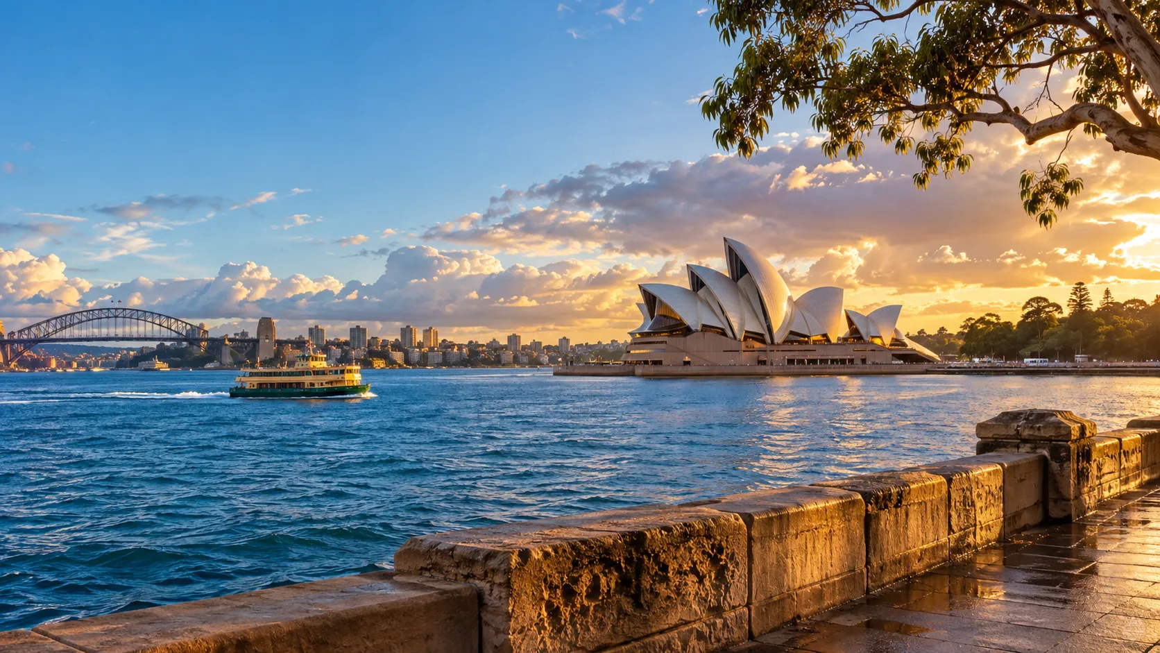 Sydney waterfront, illustrative destination image